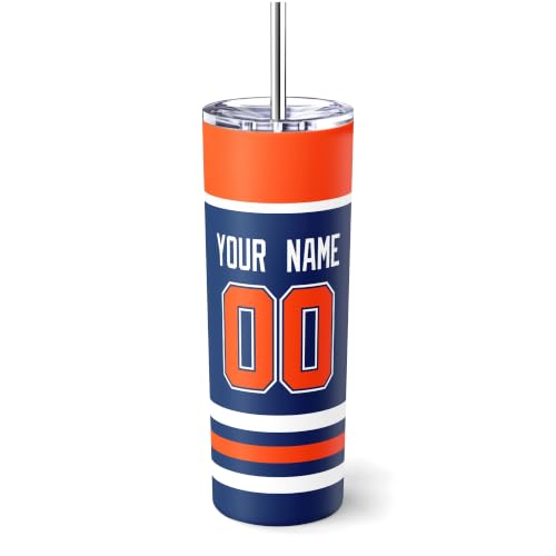 Image of ANTKING Edmonton Tumbler 20oz Travel Mug Custom Name Number Gifts | Stainless Steel Insulated Coffee Cup for Men Women