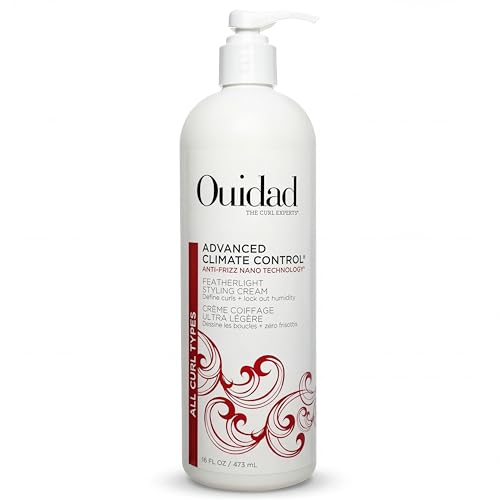 Ouidad Advanced Climate Control Featherlight Curls Styling Cream, Soft Hold