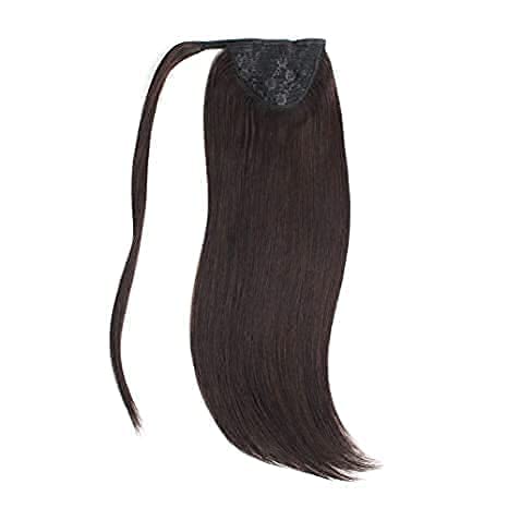 Miniatura 7 de ABH AMAZINGBEAUTY HAIR Cola de caballo de cabello humano para mujer, extensiones de cabello humano Remy, envoltura fácil de usar, 3.53 onzas,