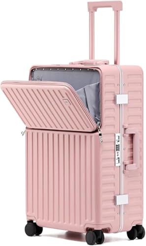 Carry On Luggages Suitcase Suitcases with USB Port Charging Luggage for Business Travel High Capacity Suitcases Luggage Suitcases(Size:20inch,Color:Blue)2