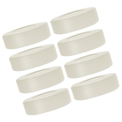 BESTonZON 8Pcs Glow Dark Hockey Pucks Light Up Pucks for Floor Hockey Games for Adults Training and Color