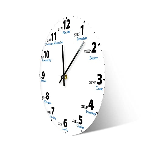 Reloj de Pared Analógico Silencioso 12 Pulgadas Acrílico miniatura 2