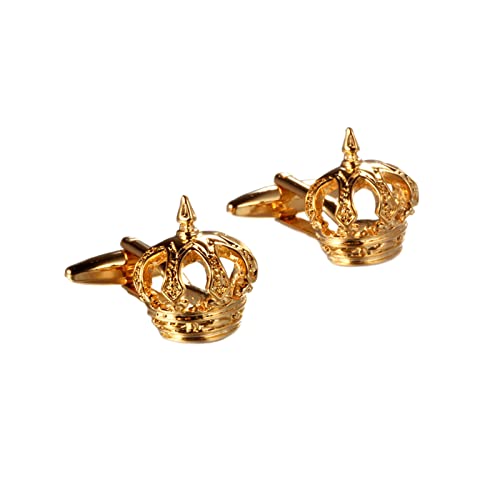Set de Mancornas para Hombre Daesar Corona Dorada miniatura 1
