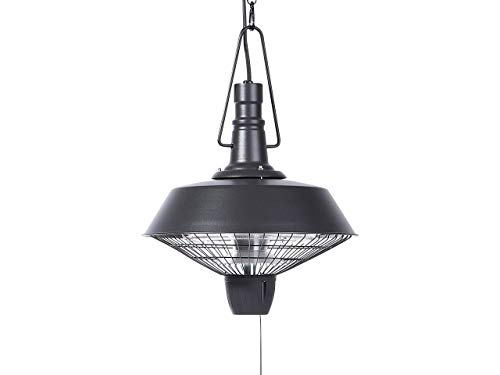 Industrial Mounted Outdoor Ceiling Heater Patio Warmer Black Amiata