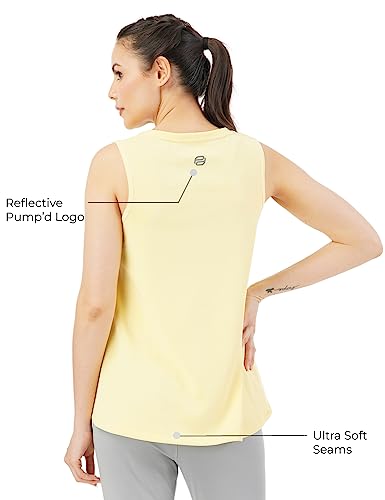 Image of PUMP'D Athleisure Women's Sleeveless Fashion Workout Vest for Women & Girls | Lightweight Activewear for Running, Sports & Gym - Lightweight, Anti-Odor, UV Protect, Dry Tech, Ultra Soft Seams
