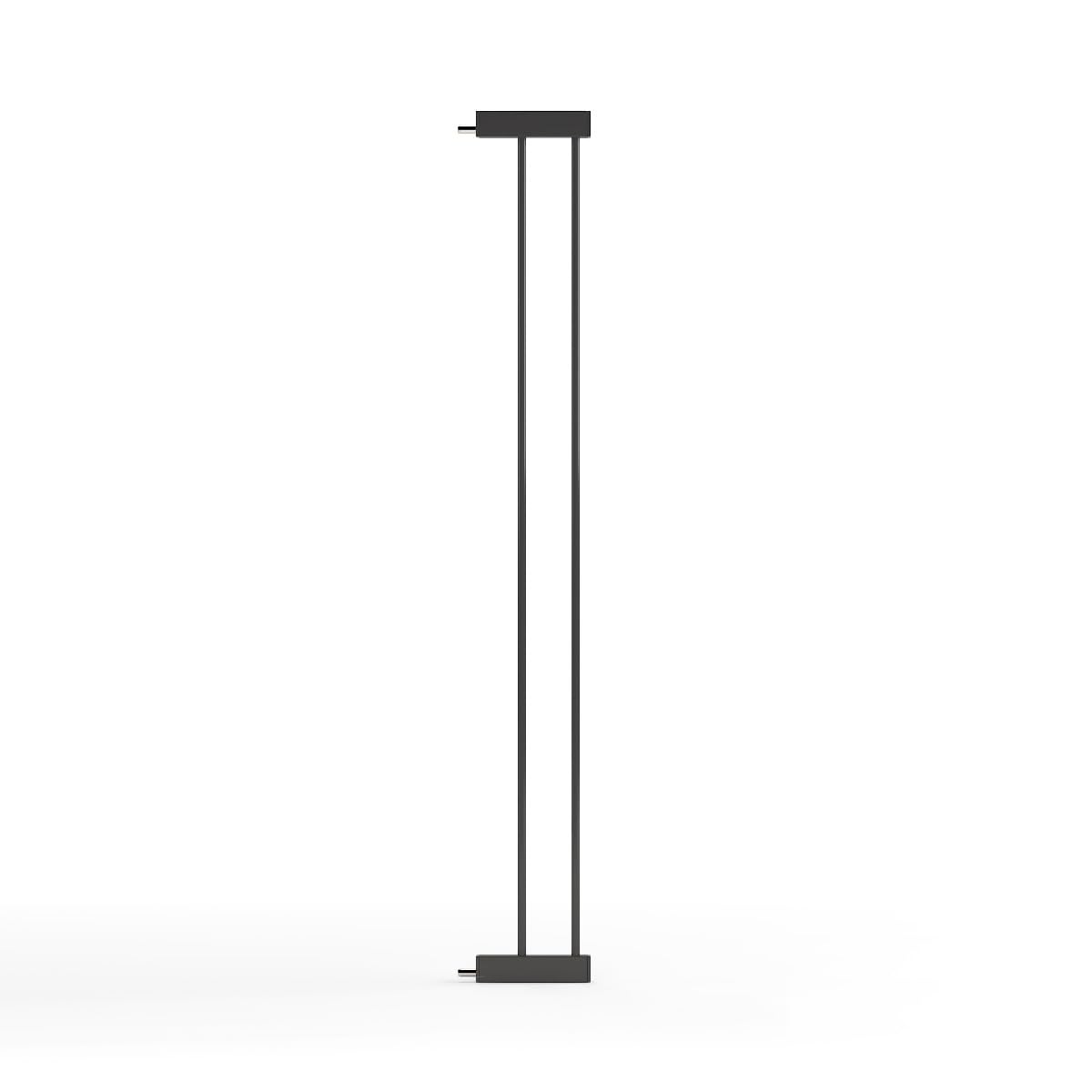 Venture Black Stair Gate - Q-Fix 110Cm Extra Tall Baby Gate For Stairs & Doorways - 73-80Cm Wide Indoor Dog Gate, Pressure Fit With Auto-Close & 90° Two-Way Open - 14Cm Extension