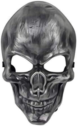 EZUK Halloween Scary Full Mask Creativ Plastic Military Fanged Skull Teeth Mask Party