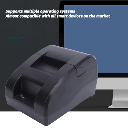 Image of Tangxi Thermal Receipt Printer, High Speed 60mm per Second Bluetooth USB POS Printer with 203 DPI Resolution for Multiple Operating Systems (US Plug)