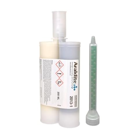 Araldite 2013-1 Chemical-Proof Epoxy Gel (200ml/6.8oz/6.8oz) Cartridge + Tip Cover