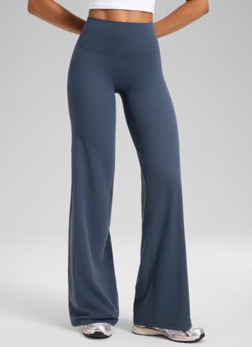 Image of CRZ YOGA Softretch Wide Leg Pants 28 inch /30 inch /32 inch | No Front Seam, Ultimate Comfort, Next to Skin, Yoga, Casual, High Waisted, for Women