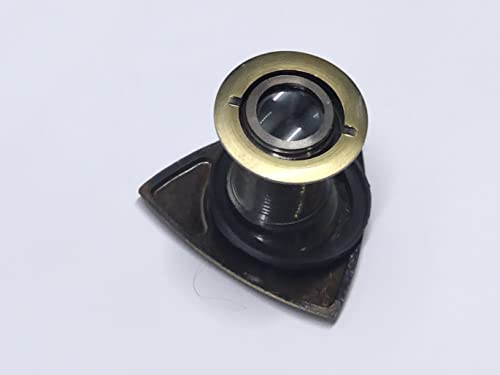 Eyeberry 180 degree glass lens door eye viewer with antique brass finish