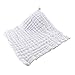 MagiDeal Waschlappen Baby Baumwolle Musselin Tuch 30 X 30 cm Mullwindeln Mulltücher Spucktücher - Weiß