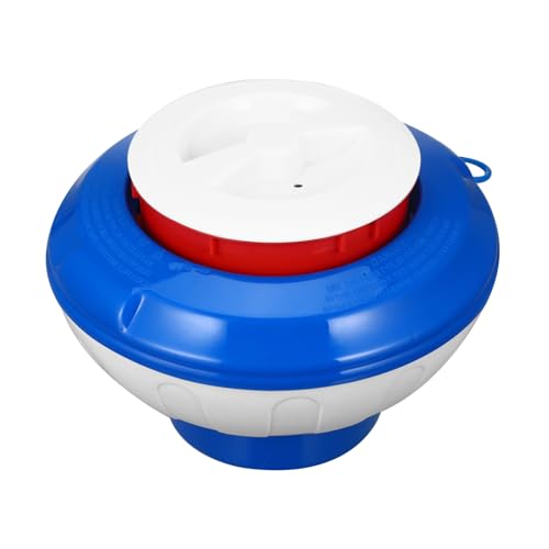 NULYLU Dispositivo dosificador de Cloro y para Piscinas. líquido dispensador gránulos de Cloro barredora Piscina barrefondos Piscina Flotador Suministros para Piscinas páginas Blue