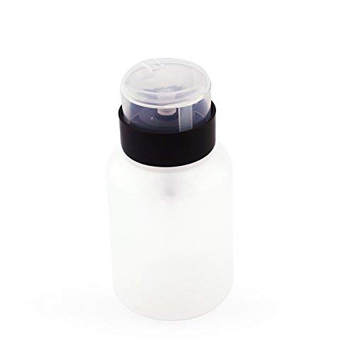 Kads Nail Polish Remover Pump Bottle Lockable Plastic Cap Nail Pump Bottle Alcohol Press Pumping Dispenser Bottle #TOP3