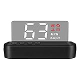 Head-Up-Display Digital Auto Display Tachometer Universal Auto HUD Head-Up Display OBD Fahrzeug Geschwindigkeit MPH Motor RPM Monitor Für Die Meisten Auto-Fahrzeug Black