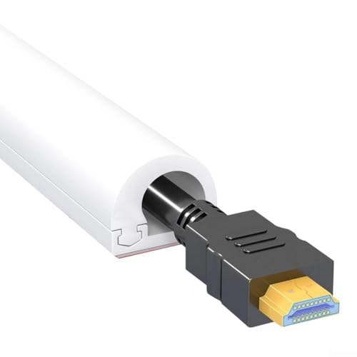 Canal de PVC de 15 mm para ocultar el cableado de tierra en salas de conferencias y espacios de trabajo (3 metros)