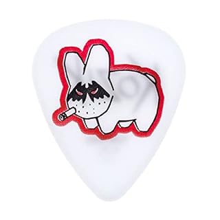 Dunlop BL28R100 – Frank Kozik, sachet de 36 médiators, King of Rock, white 1.00 mm - Les Beatles, Paul McCartney, John Lennon, RIngo Starr, George Harrison