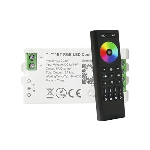 Contrôleur de bande lumineuse LED BT pour centraliser vos rubans de couleurs sans changer de câbles