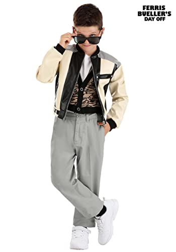 Disfraz Ferris Bueller para Niños Chaqueta y Chaleco miniatura 2