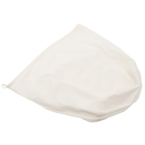 Garneck Wine Brew Bag Large Cotton Mesh Filter Bag Drawstring for Easy Straining for and Home Brewing Height