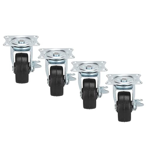 Roues de remplacement silencieuses 50 mm pour réparer un chariot bloqué