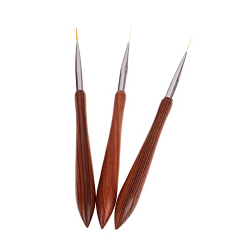 Caneta delineadora Nail Art Nylon tubo de cobre sândalo arte para unhas delineador caneta arte para