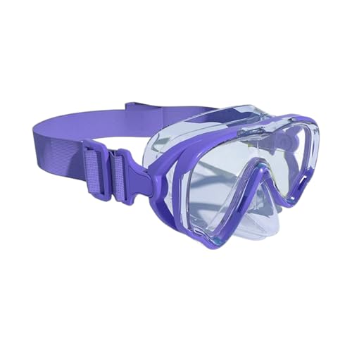 KAHDGSS Mascarillas de buceo para máscara de silicona cómoda con correa ajustable para jóvenes submarinos Actividad fugas de apnea
