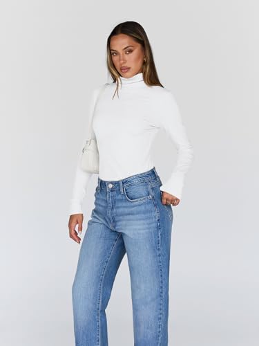 Image of Trendy Queen Women's Turtleneck Long Sleeve Shirts Basic Underwear Tops Winter Clothes 2026