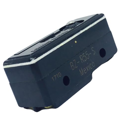 BZ-R55-S Switches Large Basics Z Plung LOC Switch Snap Action N.O./N.C. SPDT Plunger Quick Connect 15A 480VAC