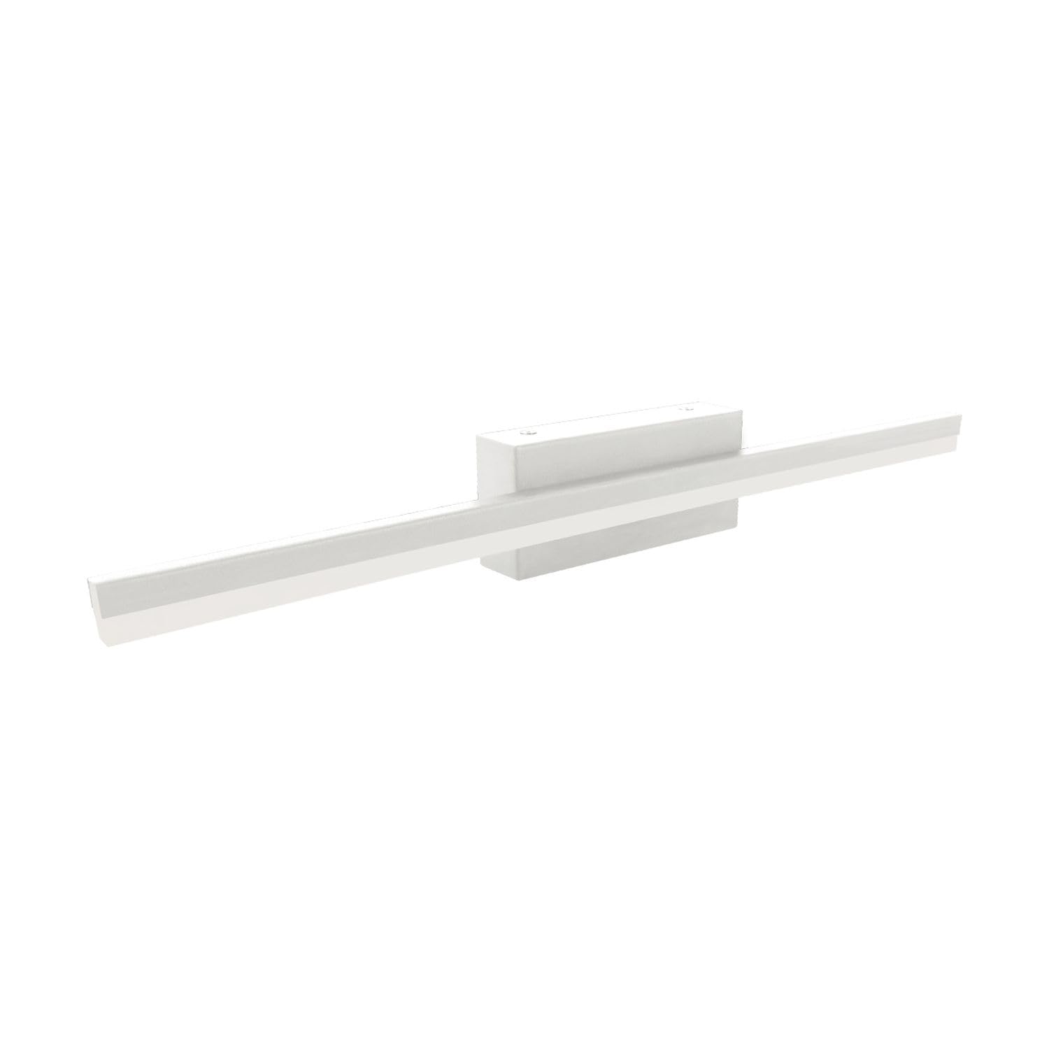 Licht-Erlebnisse LED Wandleuchte Badezimmer IP44 B: 50 cm neutralweiß 4000 K 820 lm Edelstahl in Weiß Wandlampe Bad Spiegelleuchte Badezimmer