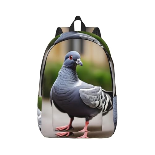 Sac à dos voyage imprimé pigeon gris outdoor et loisirs pour adulte