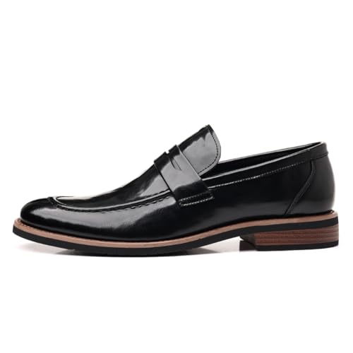 Men's Slip - On Leather Loafers, Elegant Formal Shoes - Perfect for Office Work, Business Meetings & Daily Wear2