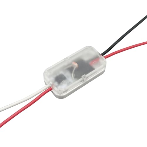 STBTECH 12V Automatischer lichtempfindlicher Schalter, Tagsüber geschlossen，Schaltet sich automatisch ein, wenn es dunkel wird, für LED-Licht, Straßenlaternen, Reklamelampen, Treppenhauslicht