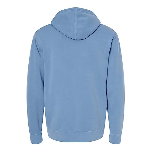 Independent Trading Co Light Blue Pigment Dyed Hoodie Light BlueL2
