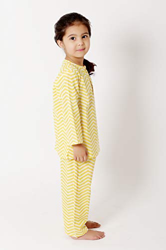Image of Cotton Night Suit for Boys & Girls | Pajama Sets | Baby Top & Pant | Kids Dress | Printed Night Dress | Sleepwear Suit | P-3