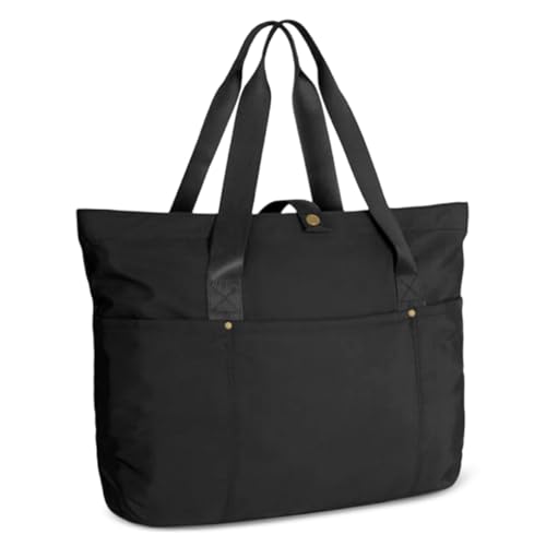 Bolso Tote Bag Mujer,45x30x15 cm Bolsos para UniversitariasmMúltiples Bolsillos,con Cremallera,Bolso Trabajo Mujer Grande Capacidad,Bolsos Shopper para Viajes,Playa,Fitness,Desplazamientos y Estudios