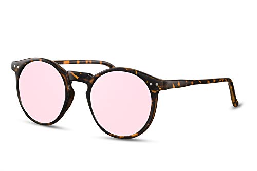 Cheapass Occhiali da Sole Rotondi con Montatura a