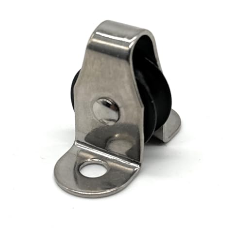 ARBO-INOX Edelstahl-Stehblock Umlenkblock bis 8 mm Seil-500kg Bruchlast