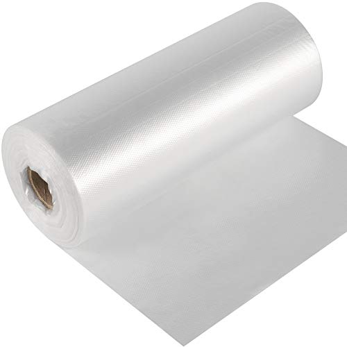 Image of 1000 Count 10 x 14 Inches Plastic Produce Bags, Clear Plastic Produce Bag Roll for Bread, Fruits, Vegetable, Kitchen, 500 Bags x 2 Rolls