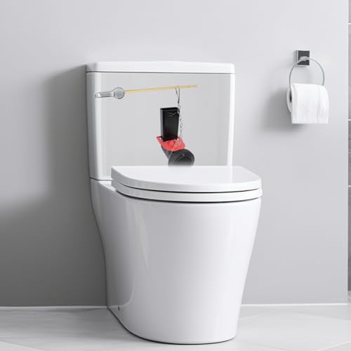 Hibbent 2 Inch Toilet Flapper Replacement Compatible with Kohler Hinge-style parts 84995 and 1000490 Toilet Flapper, High Performance with Stainless Chain, Easy to Install - image 5