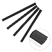 Ciieeo 4pcs Dustpan Rubber Edge Replacement Strips 28cm Universal Soft Rubber Seal Strips for Dustpan Edge Black Weather Stripping for Household Cleaning Tools