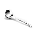 Wenkoni Small Soup Ladle,Sauce ladle,Gravy Soup Spoon Ladle, 1 Pack Hollow handle SUS 304 (18/10)...