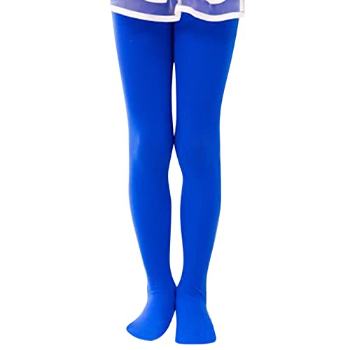 Solid Color Pantyhose for Toddler Kids Girls Stretchy Tights Ballet Dance Pantyhose Nylon Stockings (BU2, 12-24 Months)