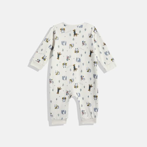 Image of Mothercare Baby Romper Sleepsuit Autumn Print Full Sleeve Pink