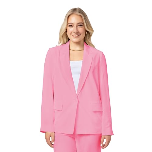 YORK & LANE Womens Packable Travel Blazer, Comfortable and Wash Friendly, Wrinkle Resistant