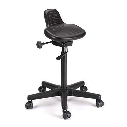 Image of Jobri BetterPosture AX Sit /Stand Stool Adjustable Stool for Standing Desk Users Ergonomic Sit and Stand Stool