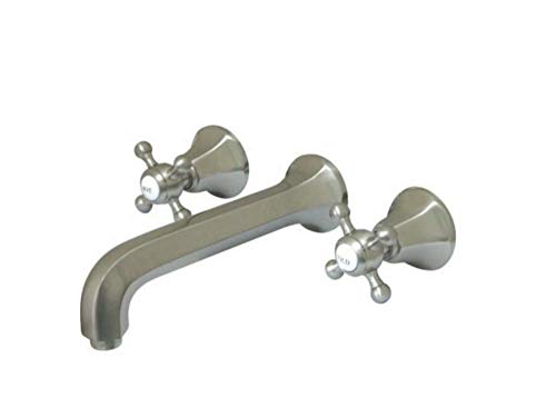Kingston Brass KS4128BX Metropolitan Bathroom Faucet, 9-3/8 inch in Spout Reach, Brushed Nickel