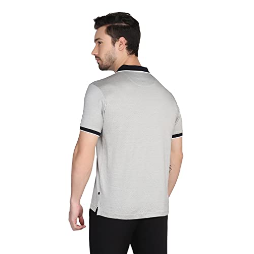 Image of blackberrys Structured Cotton Slim Fit Mens T-Shirt