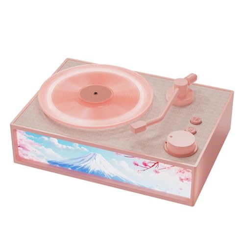 Myhoomowe Altavoz Bluetooth de Aromaterapia Retro Altavoz Subwoofer Multifuncional USB con Difusor de Aromaterapia de Luz Ambiental,B