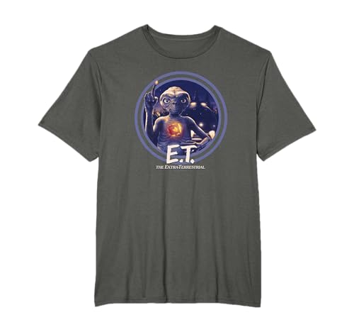 E.T. T-shirt Night Hero Badge, Preto